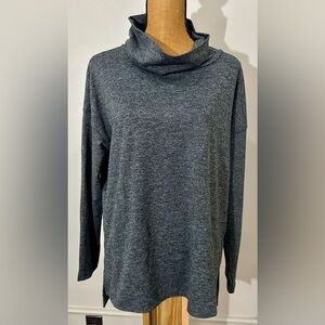 Women's Columbia Cozy Cowl Neck Turtleneck Pullover Heather Gray Medium